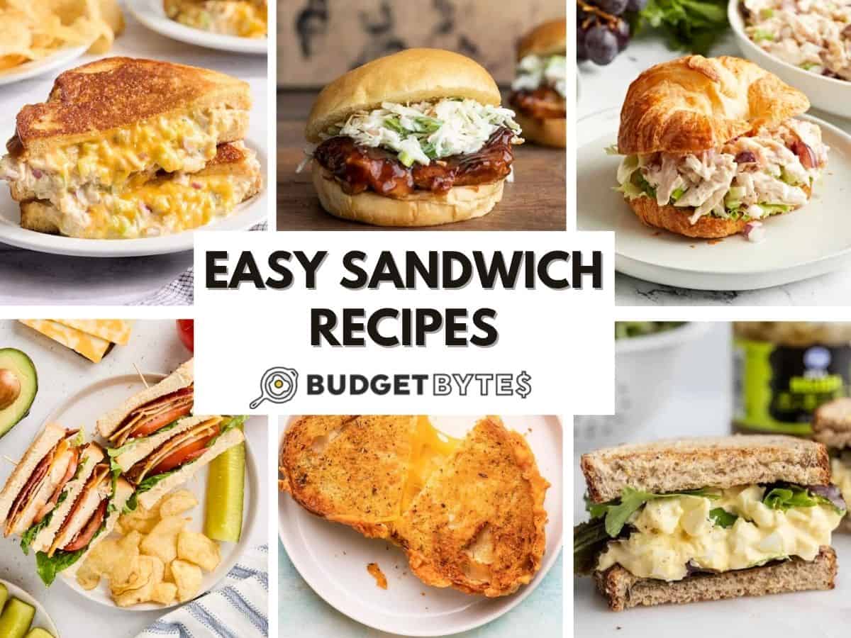 32 Easy Sandwich Recipes