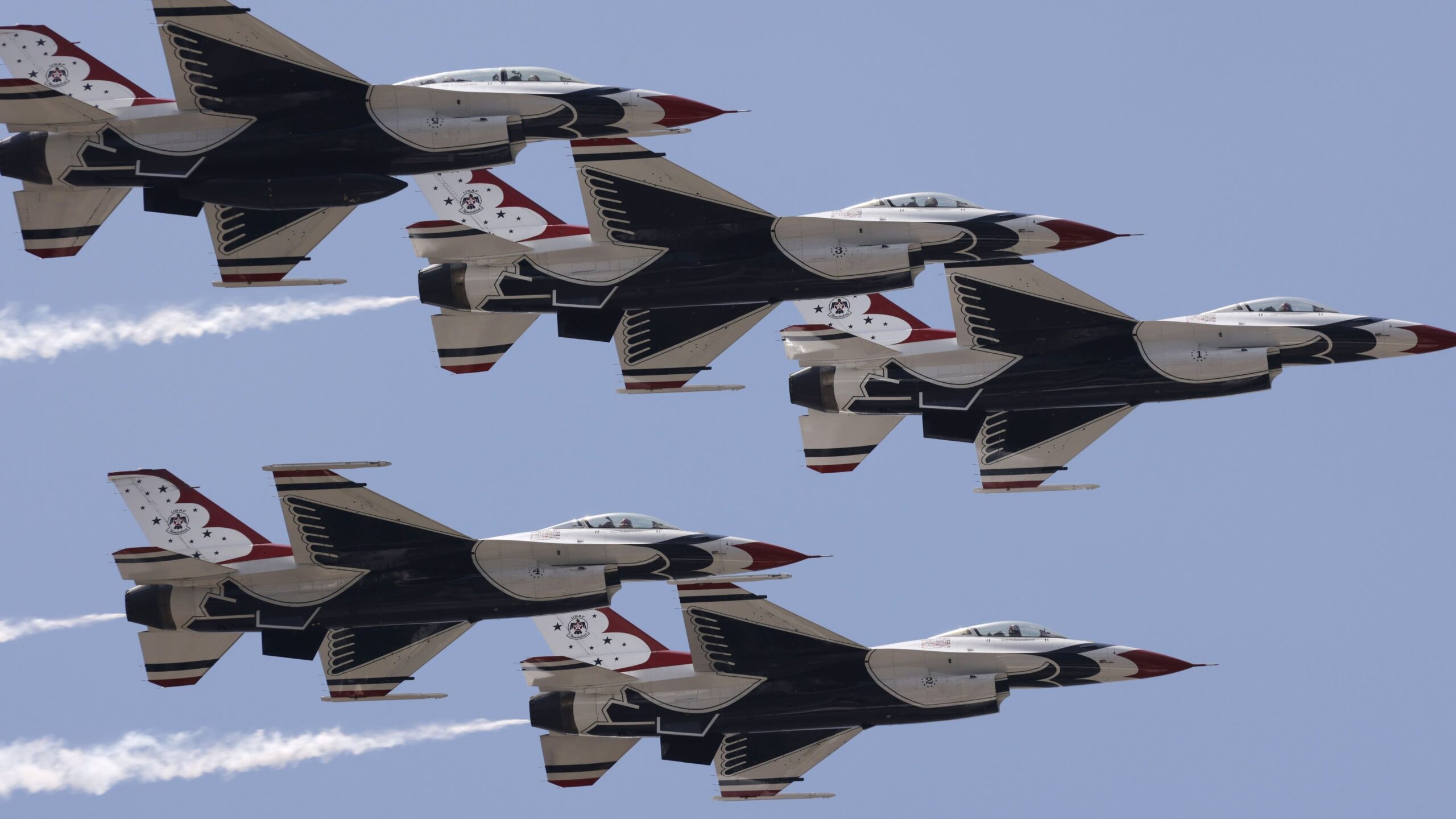 Dozens of jets, bombers and helicopters will fly over DC today